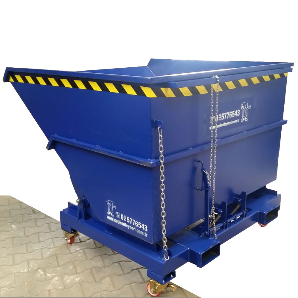 Tilting Container - self dumping hopper with wheel