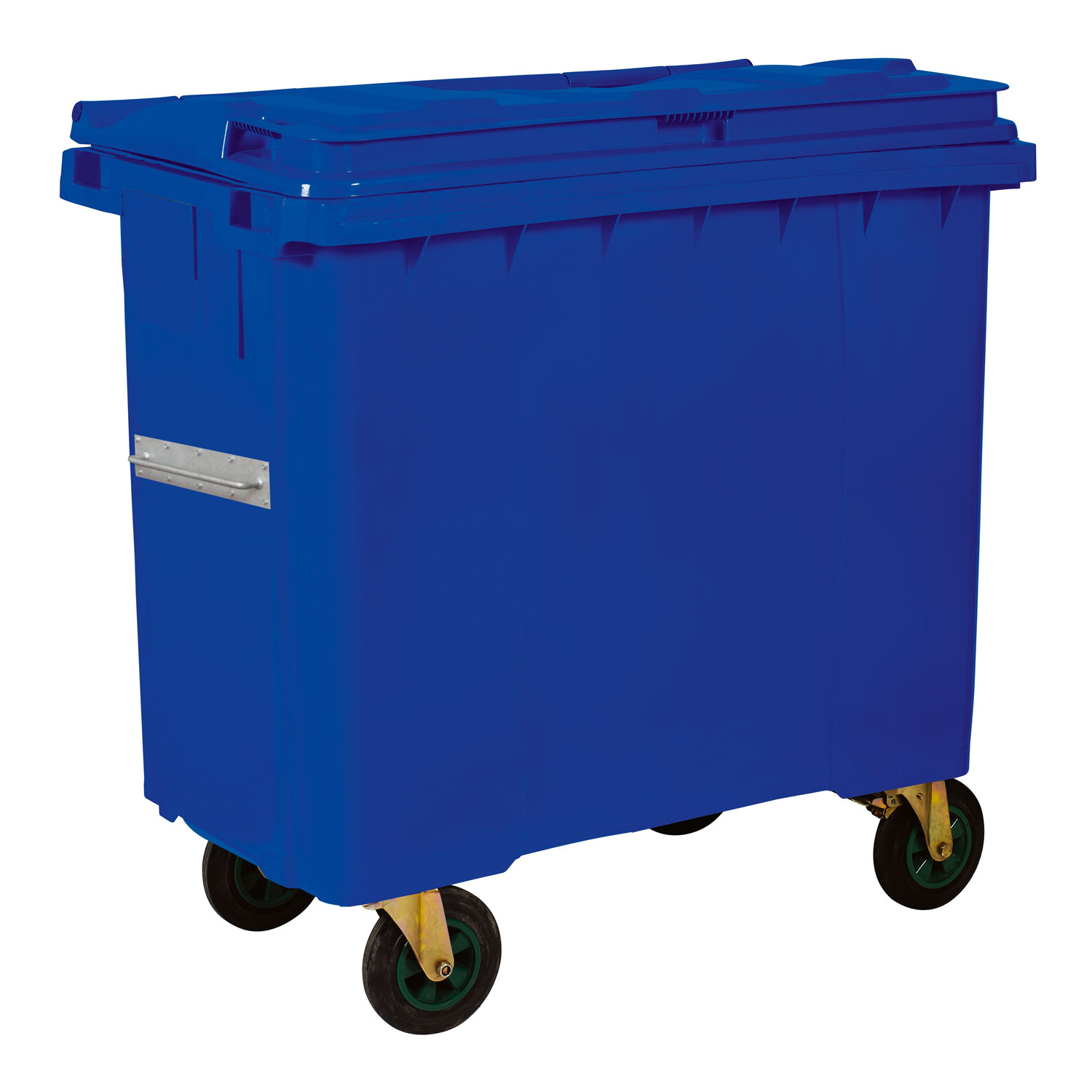 Plastic Waste Container 660 l Blue