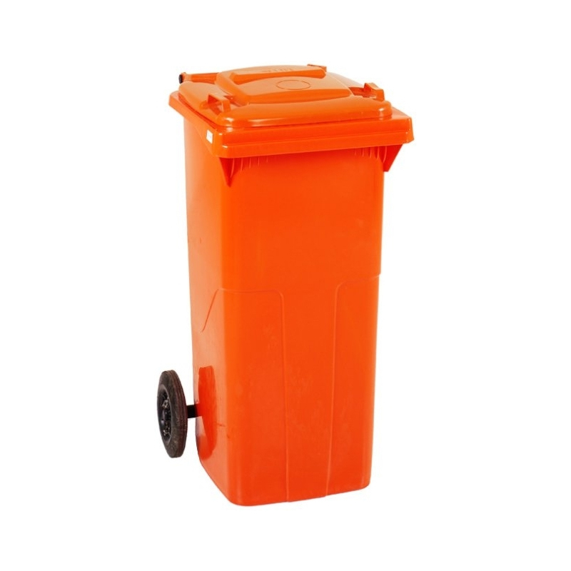 Wheelie Bin 120 lt Orange