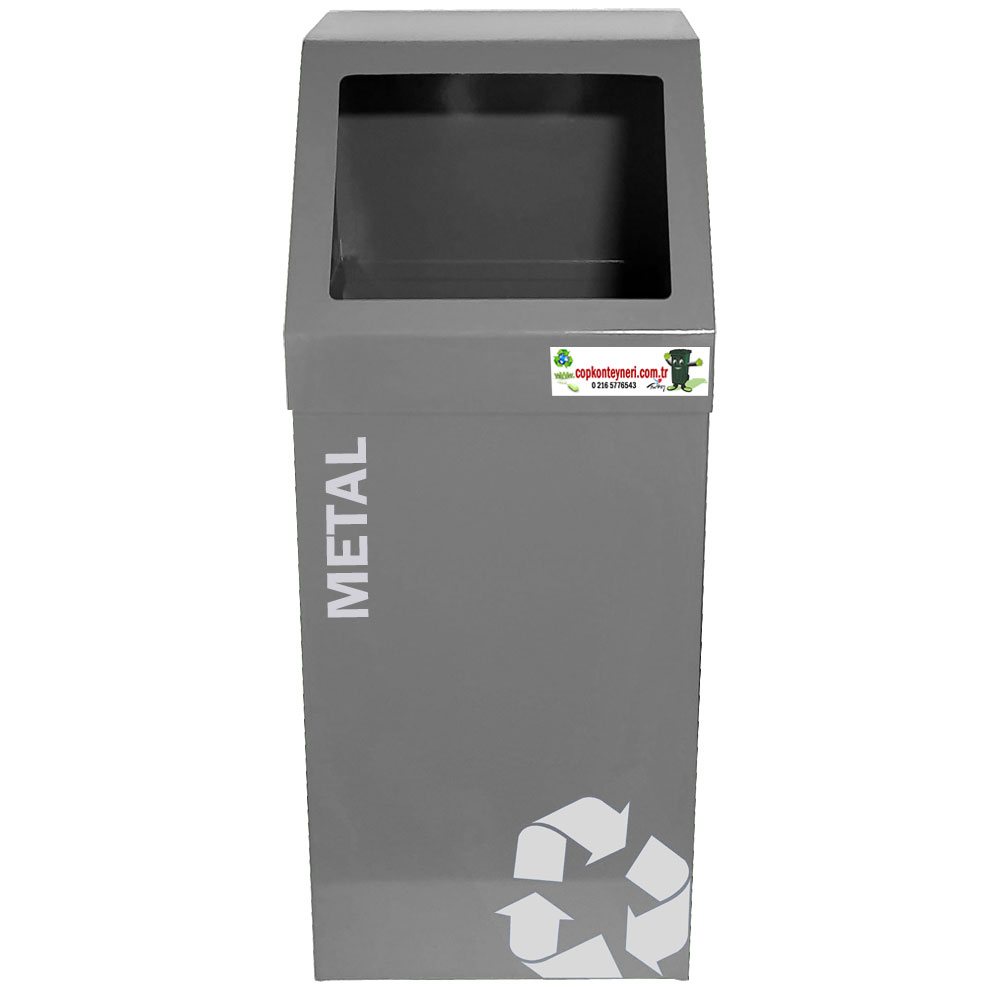 Zero waste bin for metal