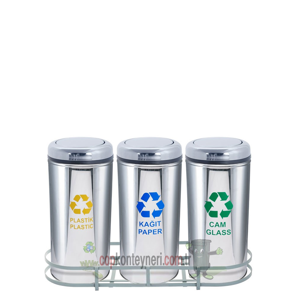 Recycle bin Stainless Steel 1003P3