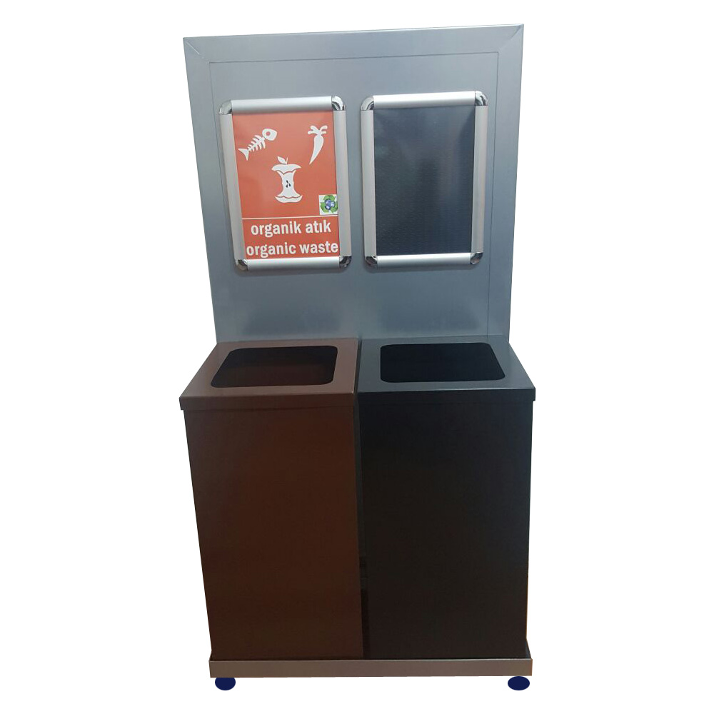 Recycle bin 2 compartments 200BS