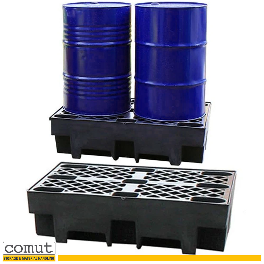 2-Drum Spill Containment Pallets